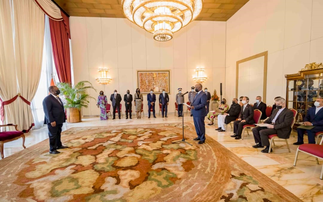 Le nouvel ambassadeur djiboutien en Côte d’Ivoire présente ses lettres de créance au président Ouattara