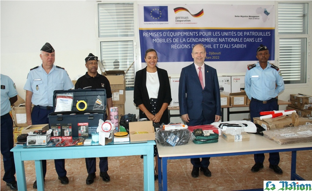 • UE/OIM/GN : Cérémonie de remise de matériels à la gendarmerie nationale