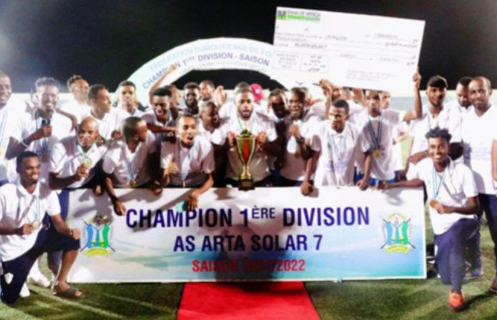L’AS Arta Solar7, Champion de la première Division du championnat national de football de la saison (1)