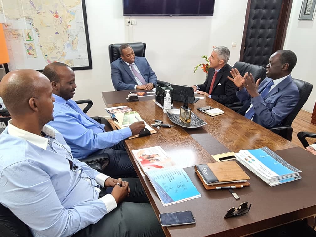 Le ministre de l’énergie reçoit une délégation de la société GWP Global