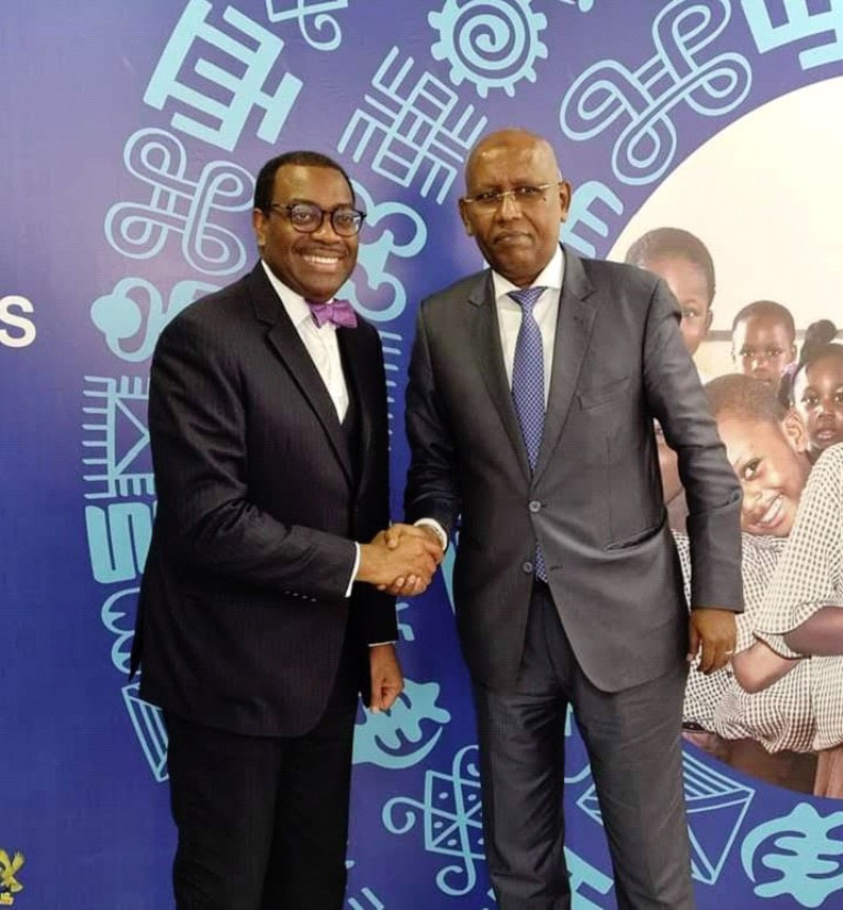 Entrevue entre le ministre Ilyas Moussa Dawaleh et le président de la BAD