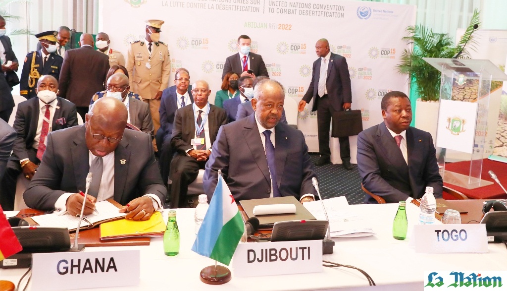 Le Président Guelleh participe à la 15ème Conférence internationale des Parties de la Convention à la Lutte contre la Désertification et la Sécheresse