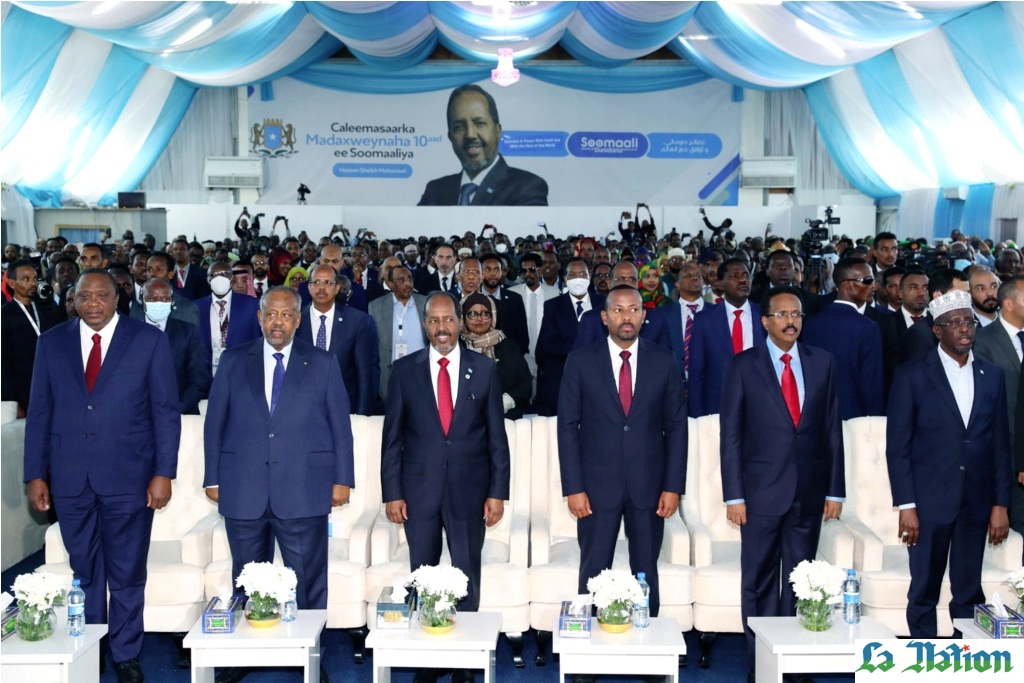 Cérémonie d’investiture du nouveau Président somalien : DJIBOUTI REPRÉSENTÉ PAR SON PRÉSIDENT
