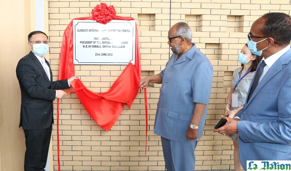La cérémonie d’inauguration du nouvel complexe immobilier du futur Centre d’affaires et de finances de Djibouti, placée sous le haut patronage du Président de la République