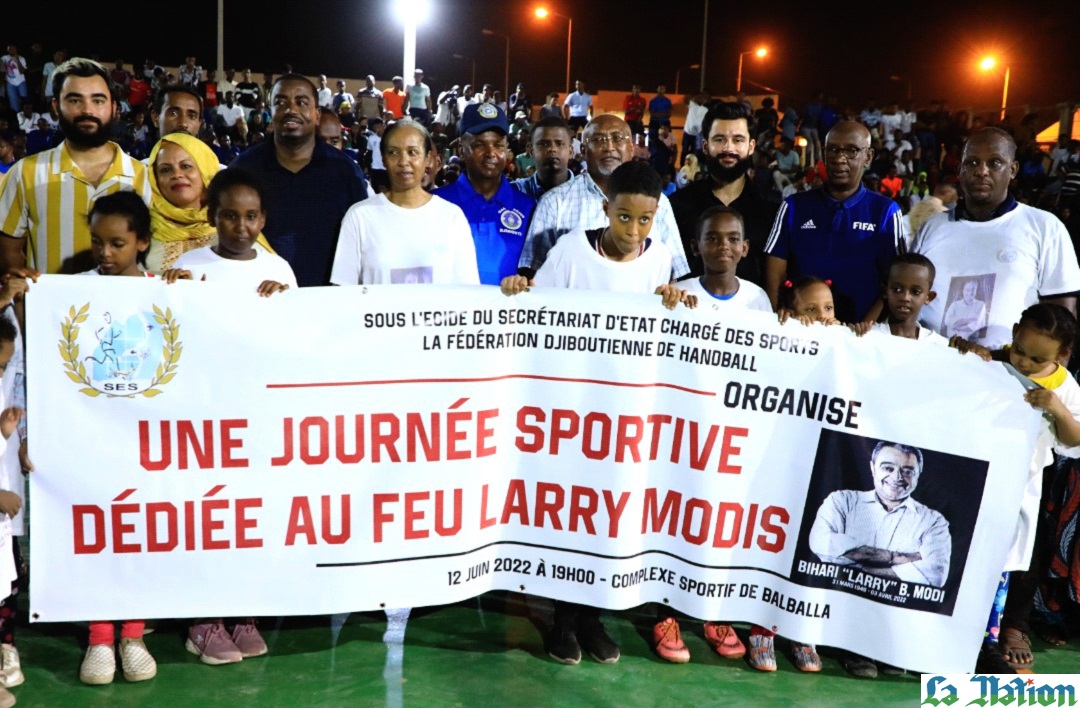 Journée sportive dédié à Larry : La fédération Djiboutienne de Handball rend un hommage exceptionnel au défunt Larry Bihari Modis