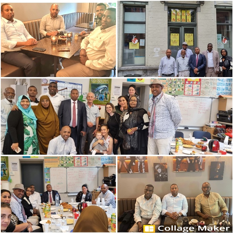 Le ministre Yonis Ali Guedi visite le siège de l’ABED, à Bruxelles