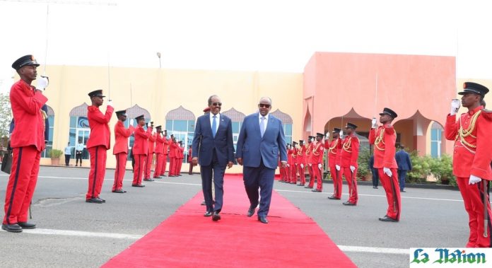 Le Président somalien arrive au terme de sa visite d’Etat à Djibouti