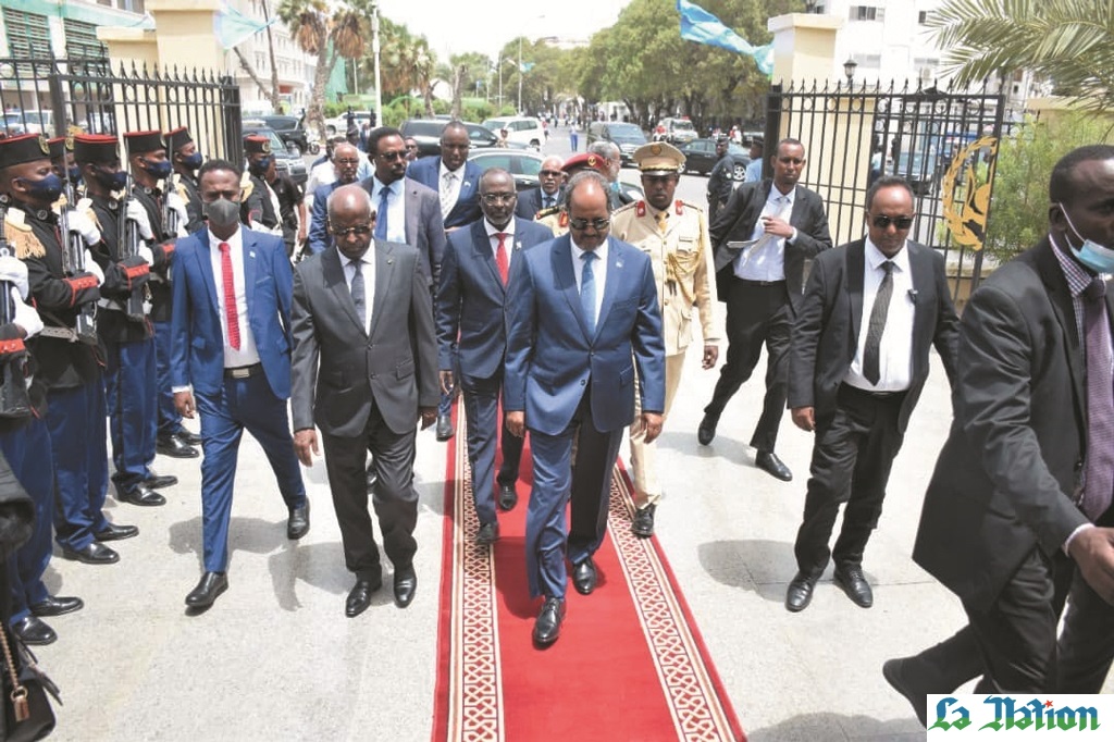 La visite à l'Assemblée Nationale du Président somalien : Hassan Cheik Mahamoud en Images