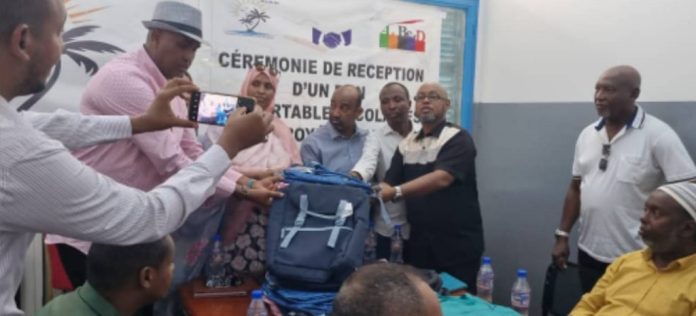 ABED remise de cartables scolaires à des associations de Balbala
