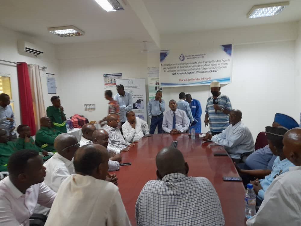 Ali Sabieh/Hôpital docteur "Ahmed Absieh Warsama" : Améliorer la propreté et la sécurité à travers des formations du personnel