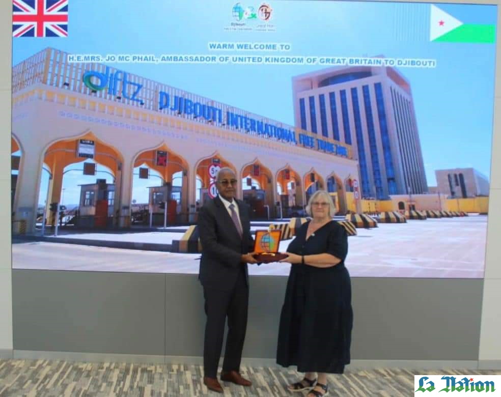 Echanges fructueux entre le président de l’Autorité des ports et des zones franches de Djibouti et l'ambassadrice du Royaume-Uni