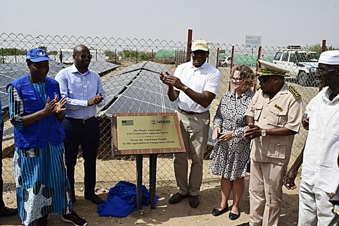 PAM/USAID :  Inauguration d’une Centrale Solaire au profit des agriculteurs de la Coopérative FIAAN