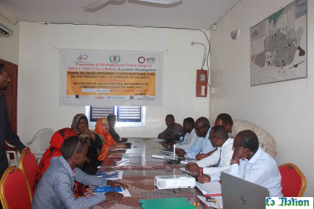 Atelier de validation des microprojets communautaires à Balbala