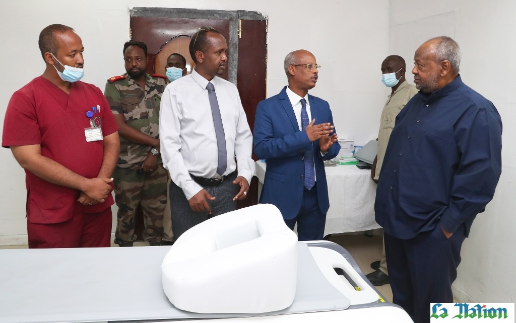 LA CÉRÉMONIE DE MISE EN SERVICE D’UN NOUVEAU SCANNER MÉDICAL À L’HÔPITAL CHEICKO DE BALBALA PLACÉE SOUS L’ÉGIDE DU PRÉSIDENT GUELLEH