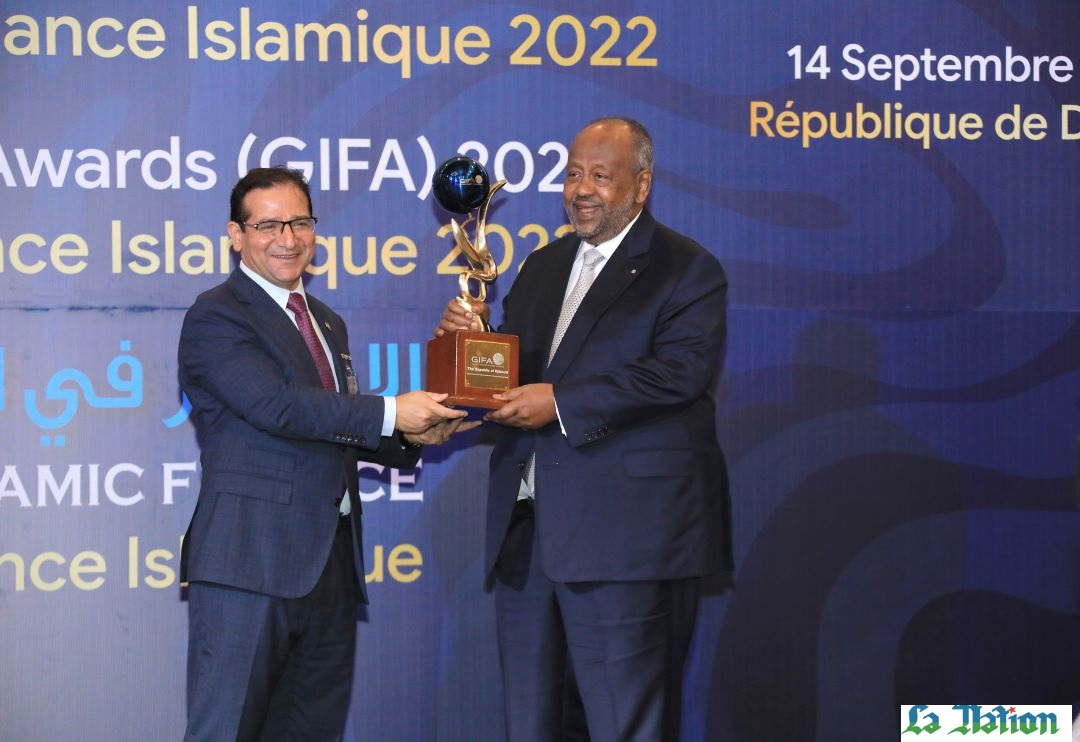 LE PRÉSIDENT GUELLEH REMET LA PLUS HAUTE DISTINCTION ATTRIBUÉE PAR LA GIFA AU PREMIER MINISTRE ÉTHIOPIEN, ABIY AHMED ALI