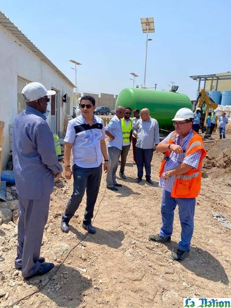 Le Premier ministre s’enquiert de l'évolution des travaux de l'Usine de dessalement d'eau de Doraleh