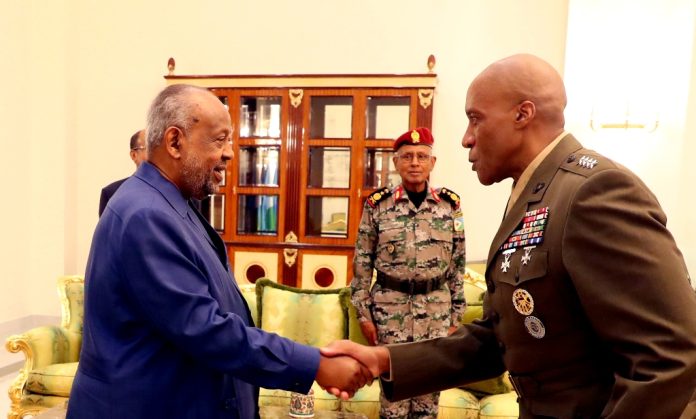 Le Président Guelleh reçoit le nouveau Chef du Commandement des Etats-Unis pour l’Afrique (AFRICOM)
