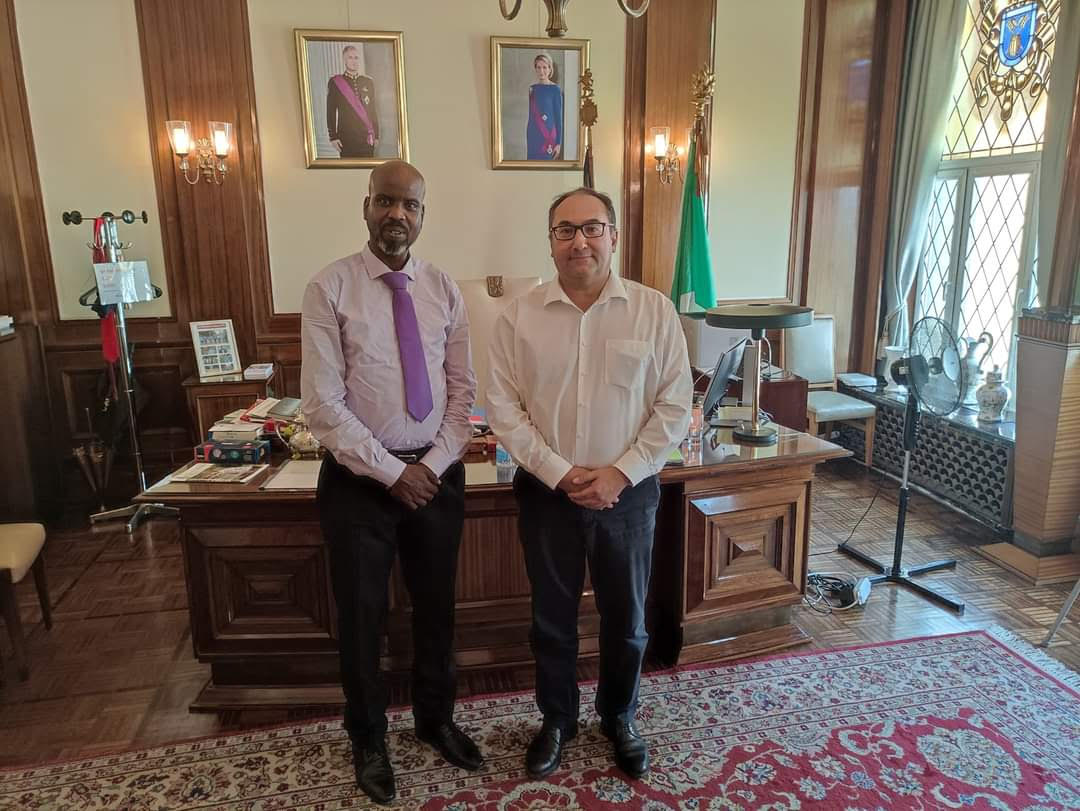 Diaspora : Le bourgmestre de la commune de Kookelberg a reçu le président du conseil de la région de Dikhil