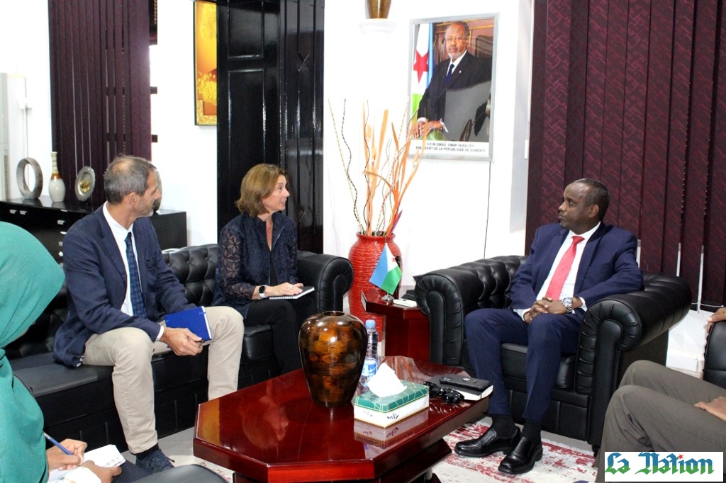 Le ministre Radwan Abdillahi Bahdon reçoit une délégation conduite par le représentant-résident de la Banque Mondiale à Djibouti