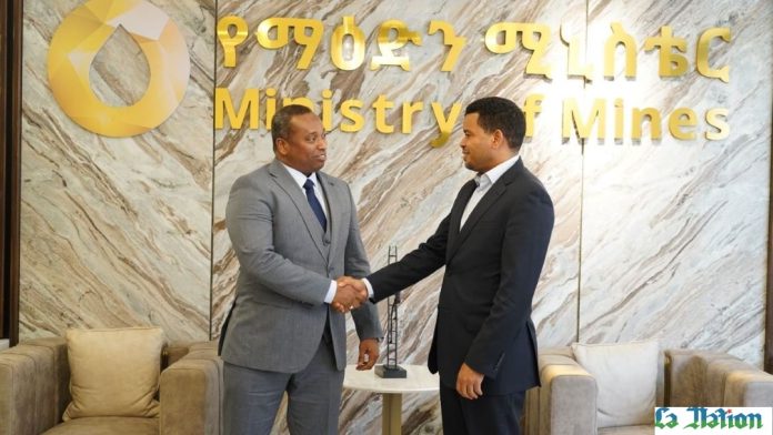 Visite de travail à Addis-Abeba du ministre Yonis Ali Guedi (1)