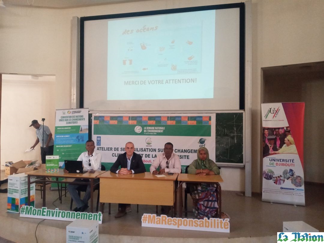 Atelier de sensibilisation sur la biodiversité et le changement climatique à l’Université de Djibouti
