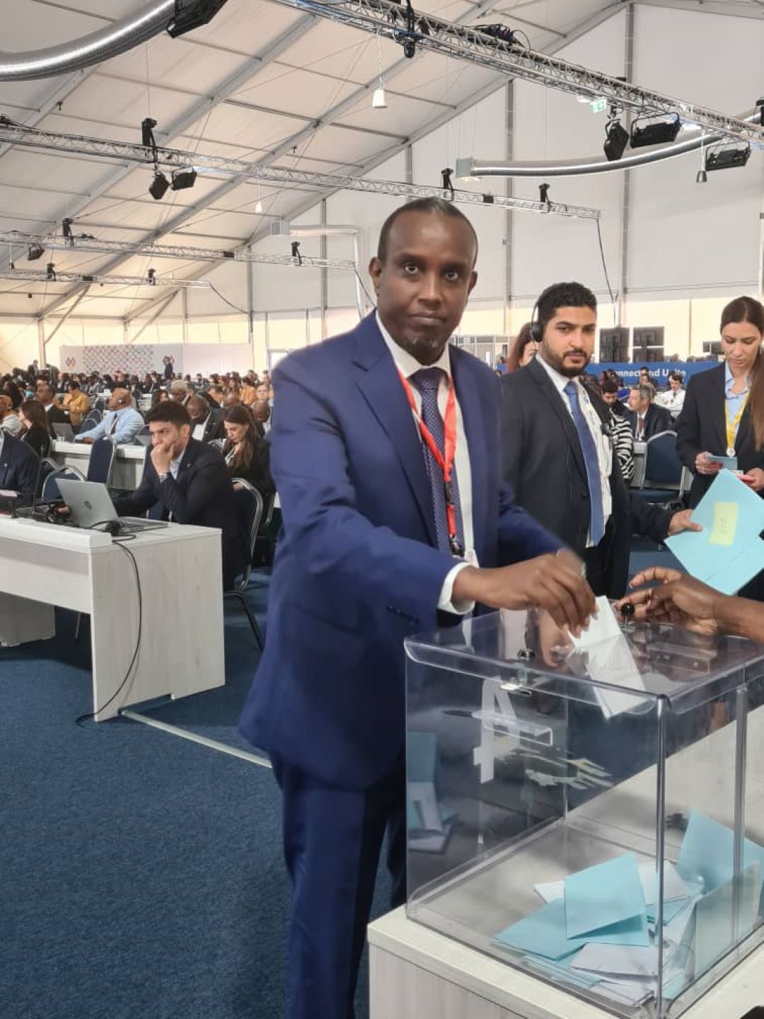 BUCAREST (ROUMANIE) : UNE DÉLÉGATION DJIBOUTIENNE PARTICIPE AUX TRAVAUX DE LA 21 ème CONFÉRENCE DE PLÉNIPOTENTIAIRES DE L’UNION INTERNATIONALE DES TÉLÉCOMMUNICATIONS (PP-22)