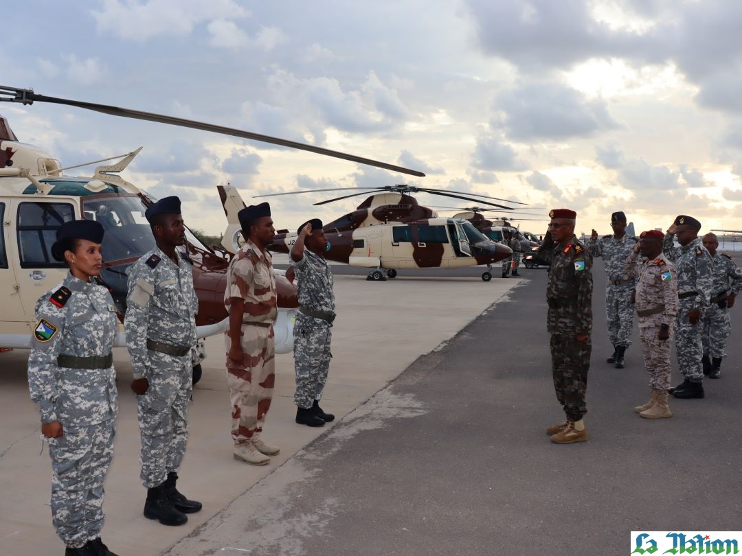FAD ; Revue des troupes avant leur déploiement sur le terrain