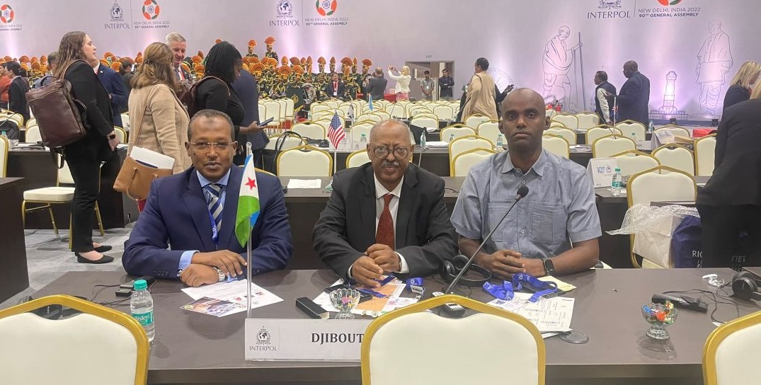 Une délégation djiboutienne a participé à la 90ème Assemblée générale d’INTERPOL