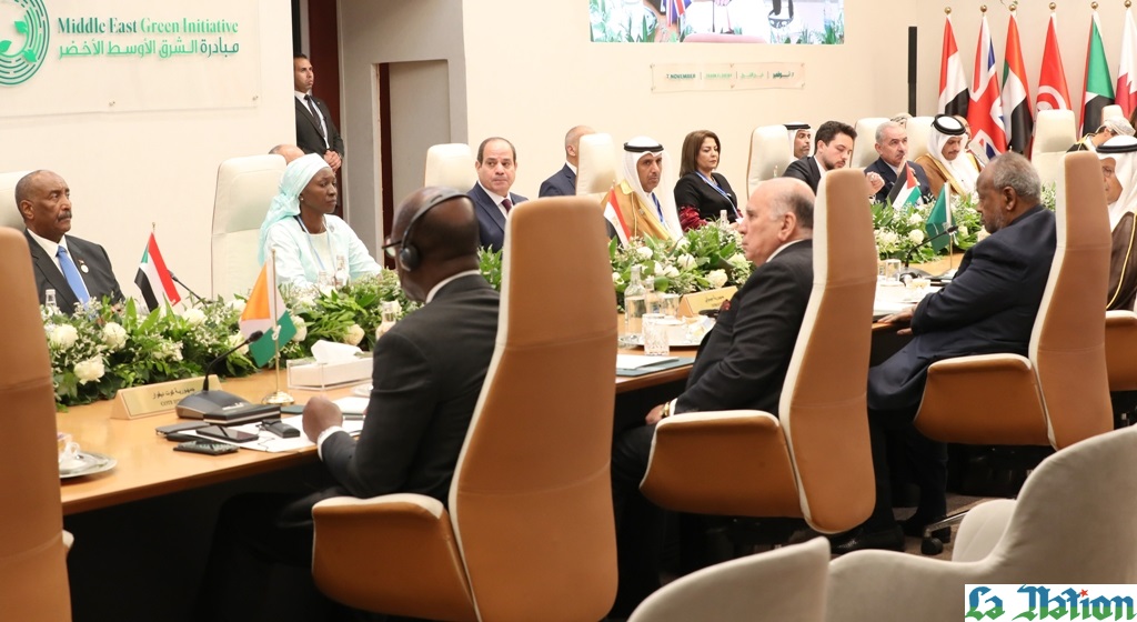 « Je renouvelle notre appréciation du rôle de premier plan joué par le Royaume d'Arabie saoudite dans la lutte contre le changement climatique et ses effets », déclare le chef de l’Etat