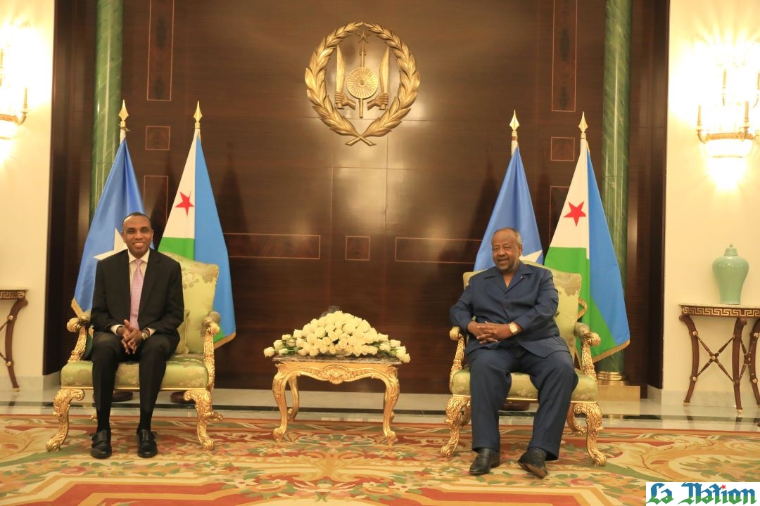 Le Président Guelleh reçoit le Premier Ministre de la République Fédérale de Somalie
