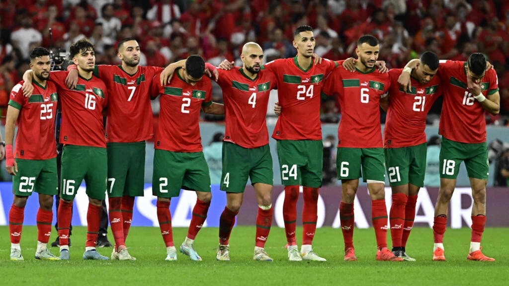 Le Maroc devient la 4e nation africaine en quarts de finale