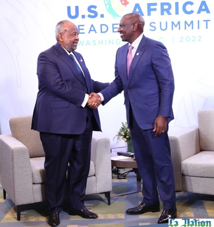 Le Président Guelleh rencontre son homologue kenyan, William Ruto (2)