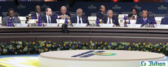 le Président Guelleh à la tribune du sommet Etats-Unis-Afrique (2)