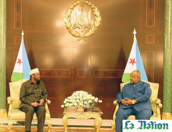 Le Chef de l’Etat s’entretient avec le Président de la région somalienne de Jubaland