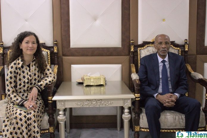 Le ministre du travail reçoit la nouvelle représentante de l'OIM à Djibouti