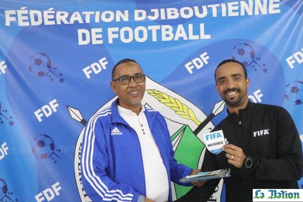 Fédération Djiboutienne de Football : Remise des accréditations de la FIFA pour nos arbitres internationaux