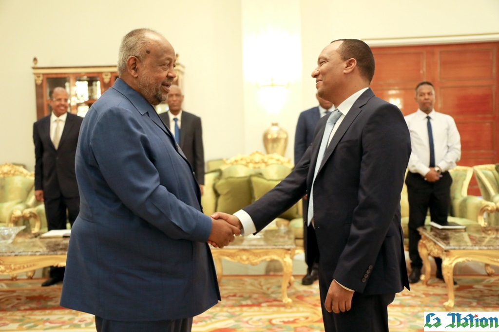 Le Président Guelleh reçoit le nouveau Ministre éthiopien des Transports