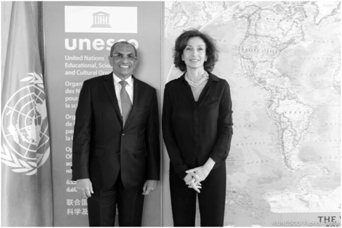 Le ministre Nabil Mohamed Ahmed s’entretient avec la directrice générale de l’UNESCO