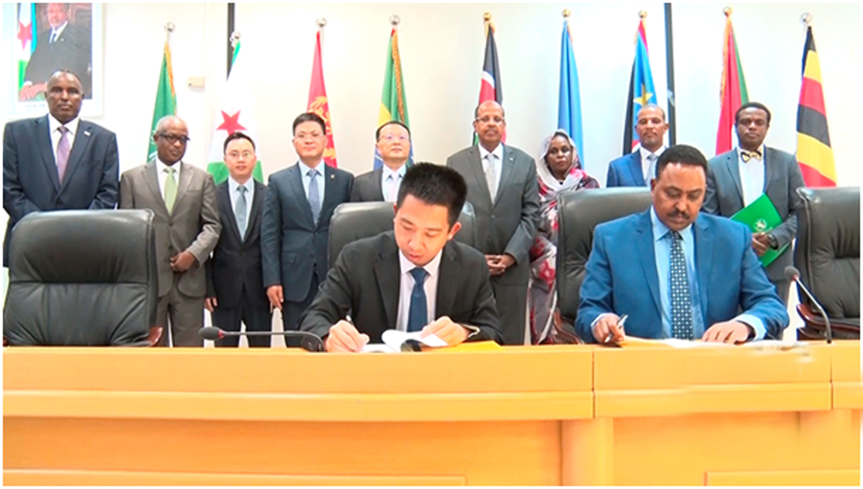 Cérémonie de signature pour la construction du nouveau siège de l'IGAD