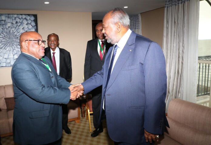 LE PRÉSIDENT DE LA RÉPUBLIQUE ReÇOIT LE CHEF DE LA MISSION DE TRANSITION DE L’UNION AFRICAINE EN SOMALIE