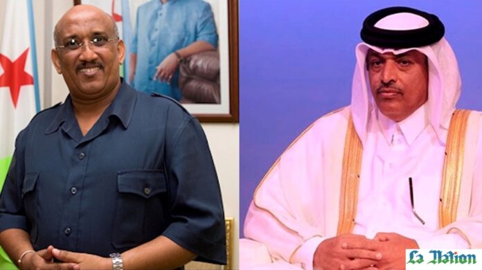 Le Président du Majlis Ashurah de l'Etat de Qatar félicite Dileita Mohamed Dileita pour son élection à la tête de l'Assemblée Nationale