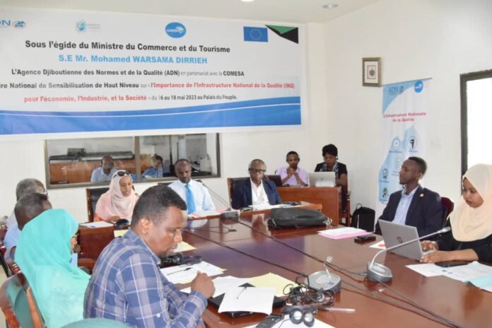 Atelier de sensibilisation sur l’importance de l’infrastructure de qualité nationale pour le développement à Djibouti (1)