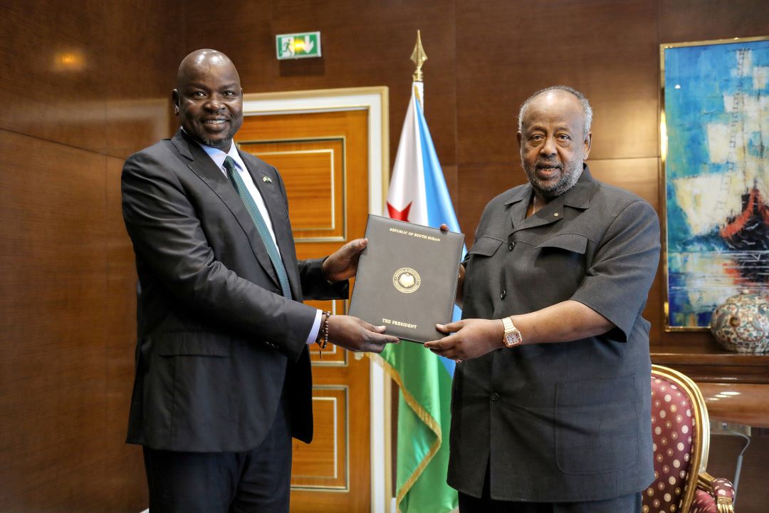 Le Président de la République reçoit un Emissaire de son homologue du Soudan du Sud