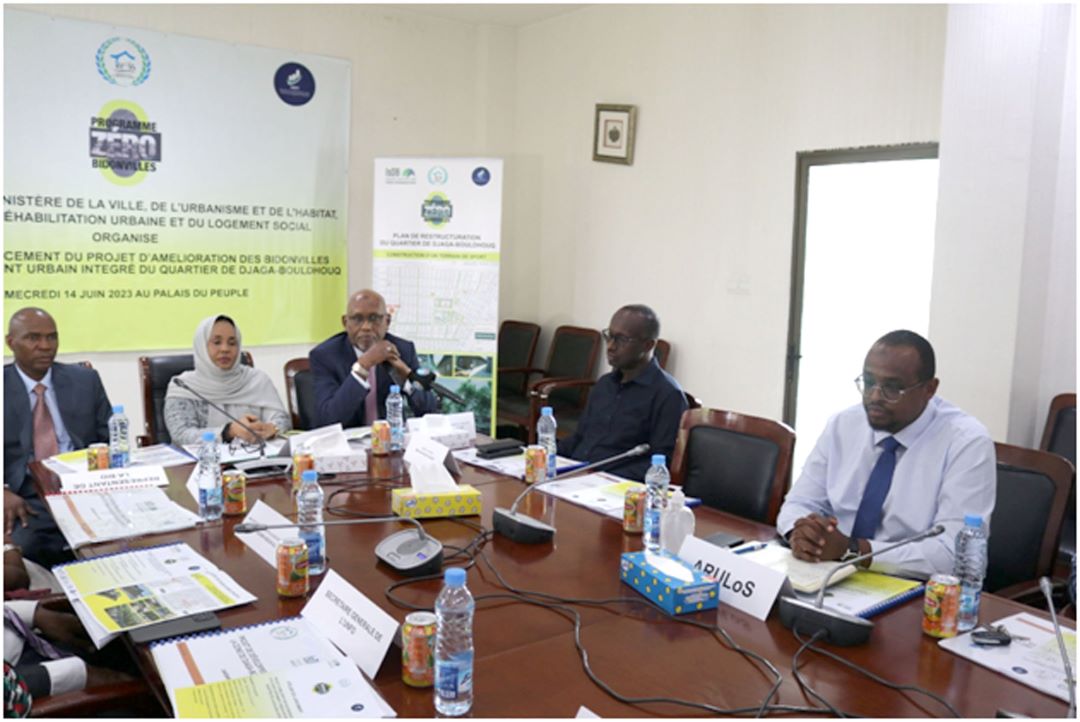 Atelier de lancement du projet d’amélioration des bidonvilles et du développement urbain intégré de la zone de Djaga-Bouldhouq (Quartier 7)