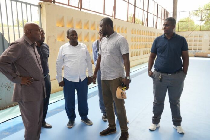 Handball Le gymnase de lycée d'Etat fait peau neuve (2)