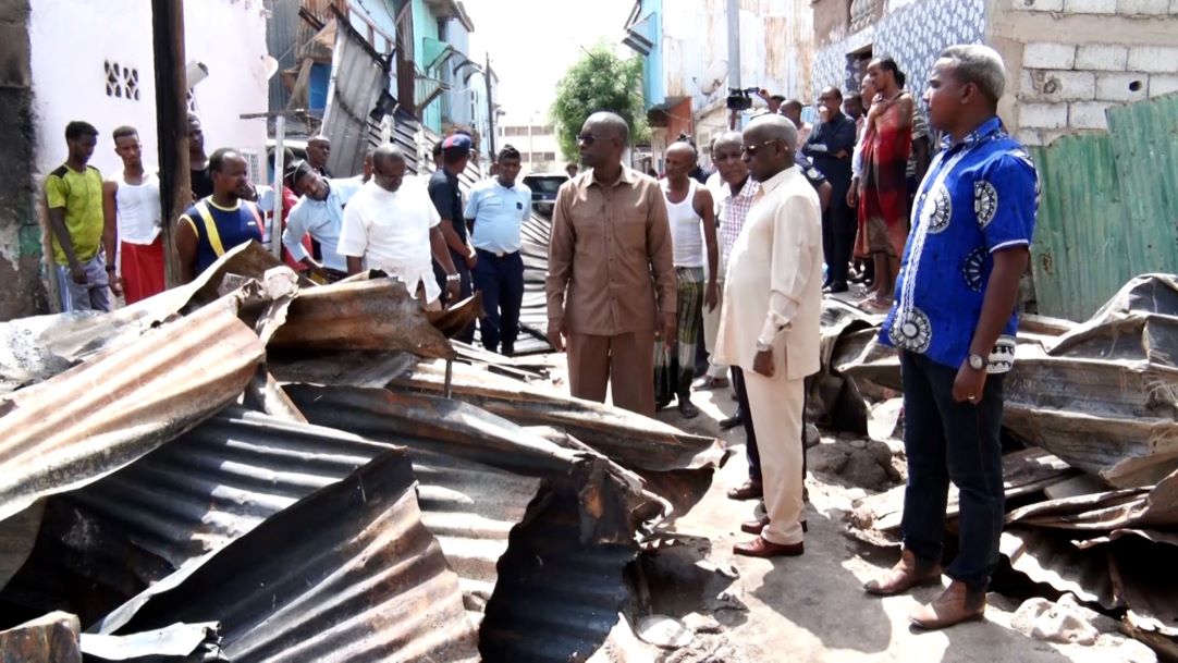 Incendie au quartier 7 bis : Le premier ministre se rend sur le lieu du désastre