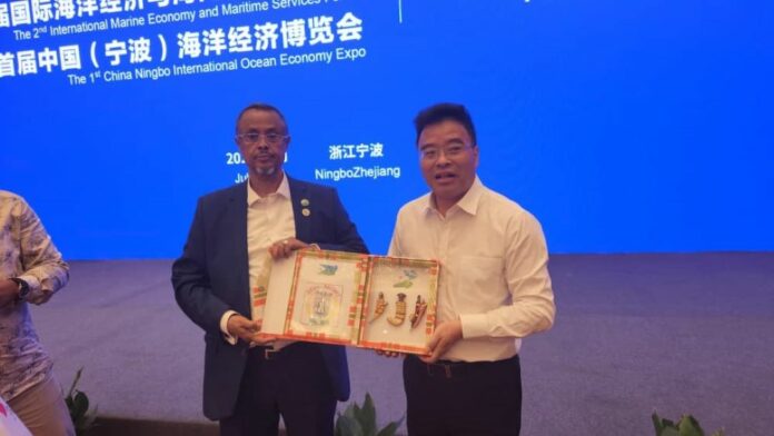 Le maire de Djibouti participe au 7e forum international de coopération portuaire de la route de la soie maritime en Chine (3)