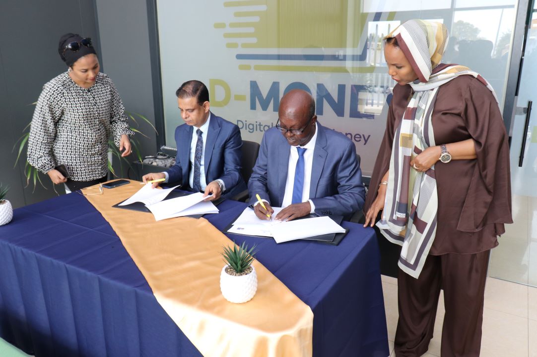 Signature d’un protocole d’accord entre Djibouti Telecom et Saba Africa Bank