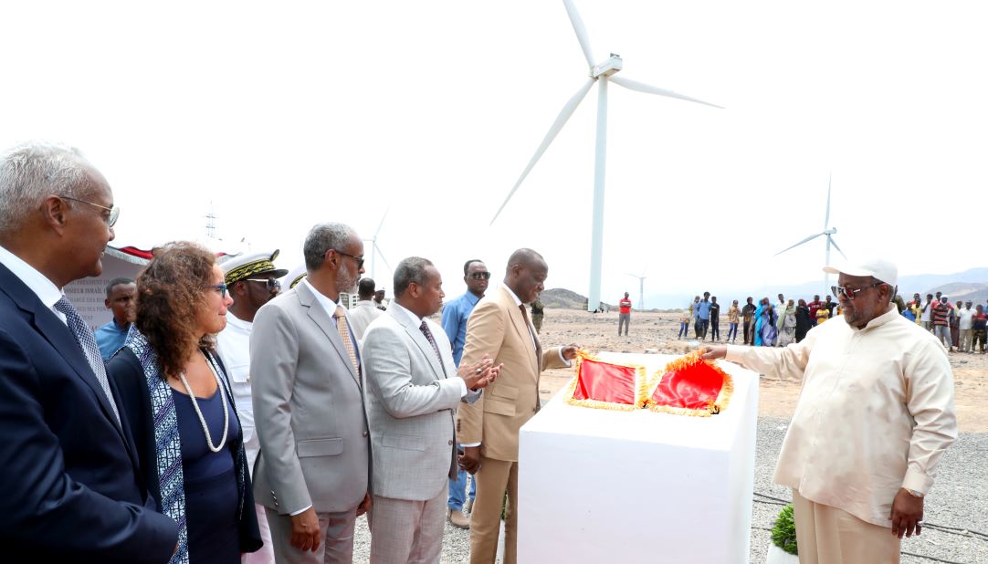 L’événement ; Avec l’inauguration du parc éolien de Red Sea Power, Djibouti ambitionne de devenir le premier pays africain entièrement alimenté par les énergies renouvelables