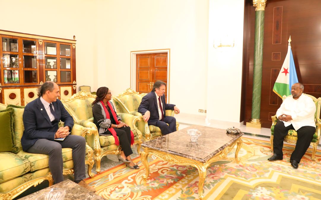 Le Président Guelleh reçoit le Coordinateur humanitaire résident des Nations Unies auprès du Yémen